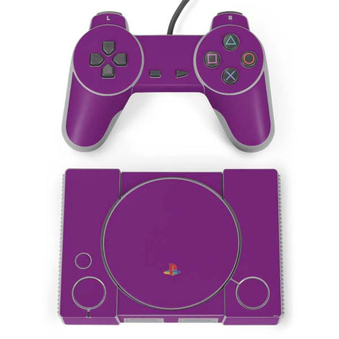 Purple Solid PlayStation Classic Bundle Skin